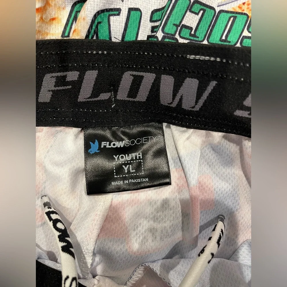 ‼️NEW-Boys Flow Society Lacrosse Shorts-YL - Picture 7 of 10